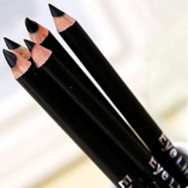 Черная Подводка для глаз 1 шт. карандаш гладкая водостойкая стойкая натуральная
