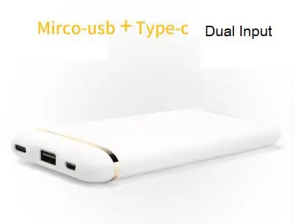 Внешний аккумулятор QC3.0 5 В 10000 А 9 2 15 в а|Аксессуары для внешних аккумуляторов| |