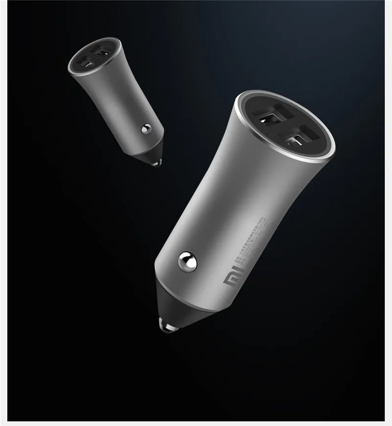 Оригинальный двойной USB Автомобильное зарядное устройство Xiaomi 18 Вт Быстрая