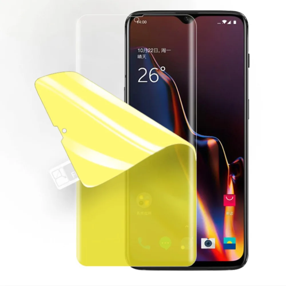 9D мягкая Гидрогелевая Передняя и задняя защитная пленка для Oneplus 5 5T 6 6T 7 Pro Полное покрытие защита экрана нано пленка не стекло