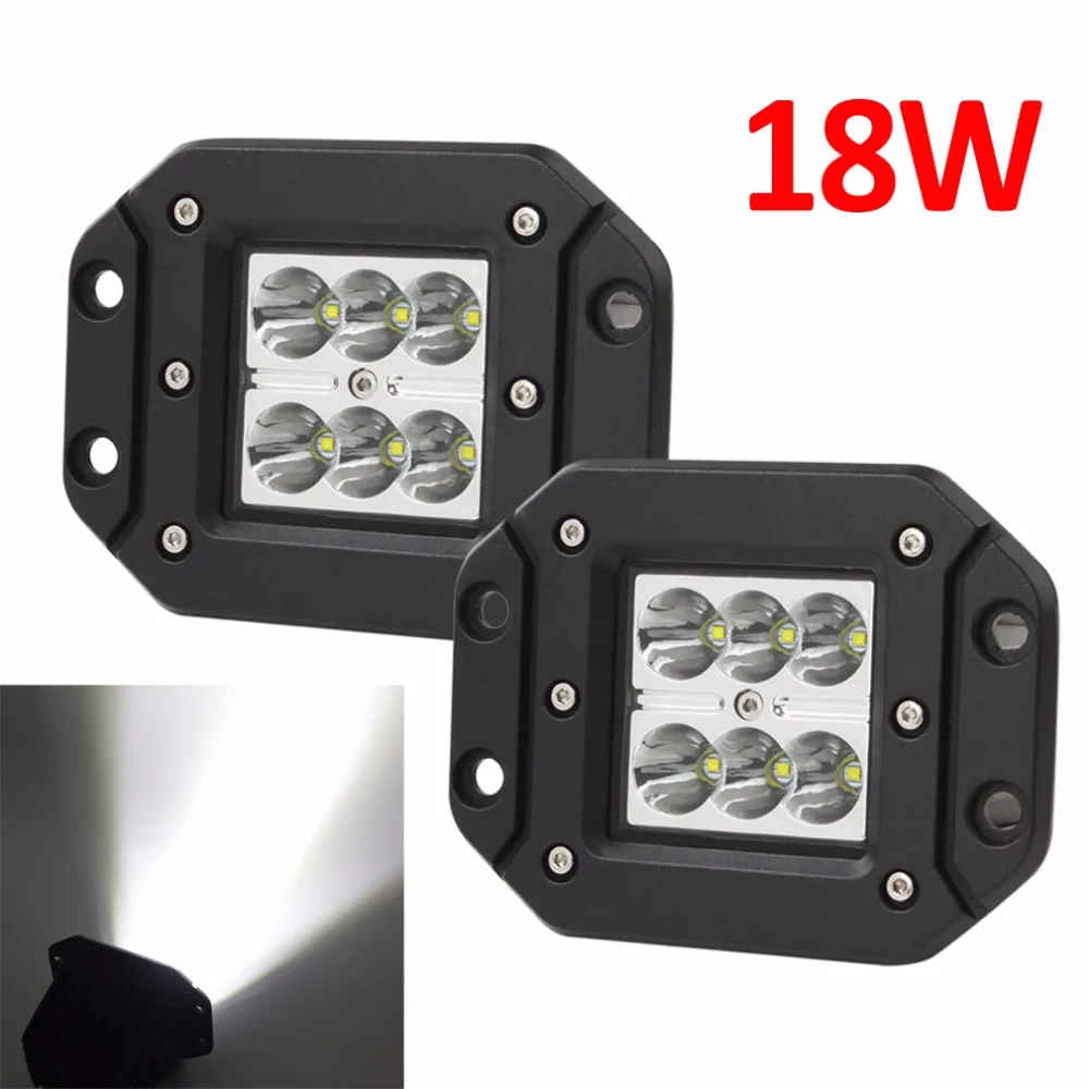 CREK Hot 2x18W 12V/24V 2000LM Водонепроницаемый светодиодный светильник для