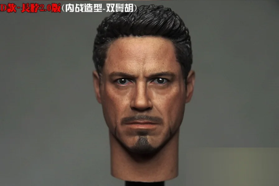 На заказ 1/6 масштаб Tony Stark 5,0 голова лепить для горячих игрушек Фигурка тела для 1" фигурка куклы игрушки солдат модель