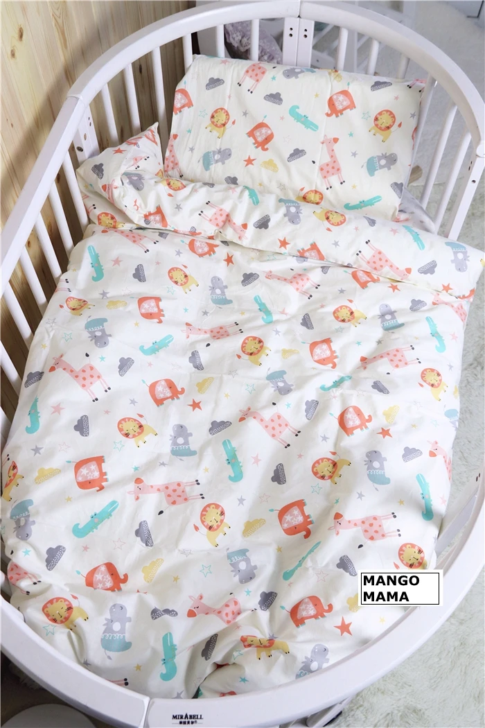 Комплект постельного белья для детей из 2 предметов пододеяльник наволочка 100%