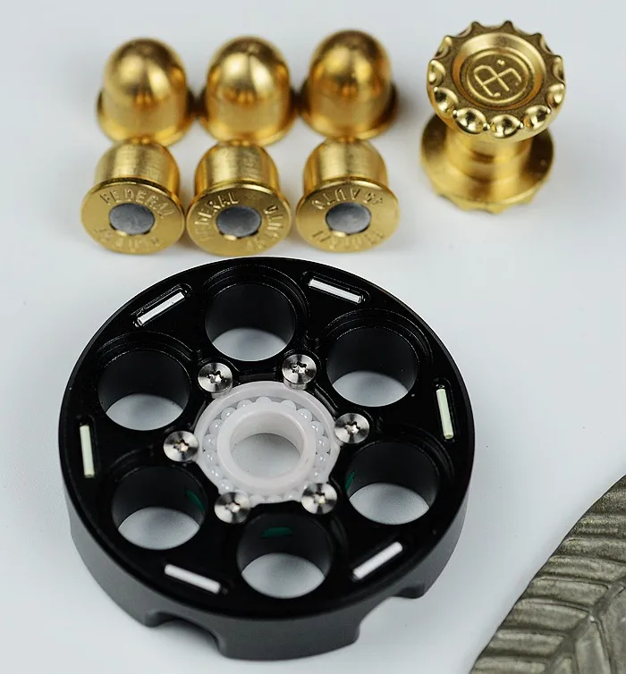 Творческий револьвер из металла spinner ручной EDC нержавеющая сталь подшипник
