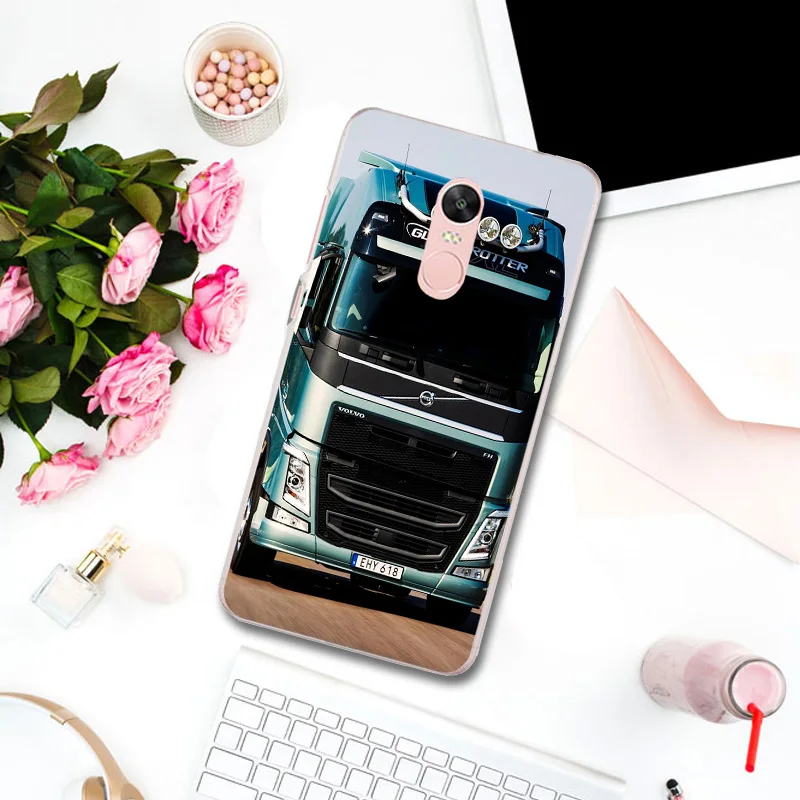 Cases for Xiaomi Mi Redmi Note 3 3S 4 4X 4A 5 5S 5A 6 6X 6A 8 A1 Pro Plus Max 2 Bags Super Cool Heavy Truck Car