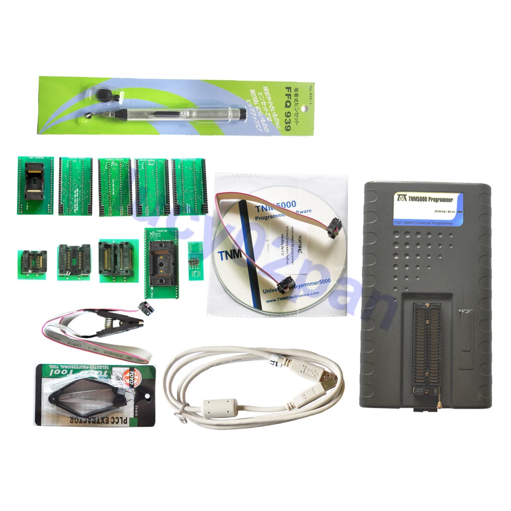 Программатор USB EEPROM TNM5000 + 6 разъемов для ремонта электронных деталей общего