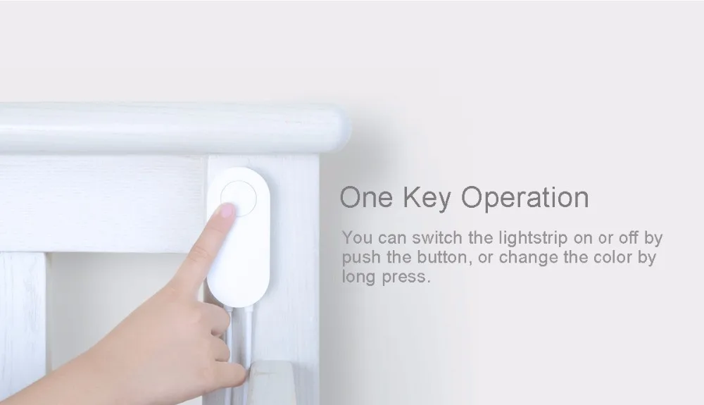 Умный светильник Xiaomi Yeelight, светодиодный светильник, расширяемый до 10 м, Wi-Fi приложение, пульт дистанционного управления, удлинитель для умного дома