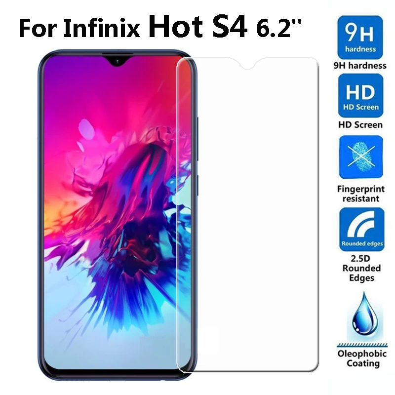 Infinix Лидер продаж S4 закаленное стекло Оригинал 9H Высококачественная защитная
