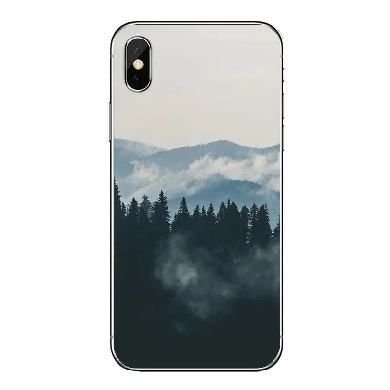 Мягкий прозрачный чехол для iPod Touch iPhone 4 4S 5 5S 5C SE 6 6S 7 8 X XR XS Plus MAX черный и белый цвета
