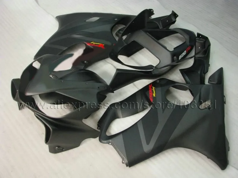 Корпуса из АБС-пластика для мотоцикла дорога обтекатели комплект для Honda CBR 600 F4i обтекатель комплект 2001 2002 2003 cbr600f4i 01 02 03 матовый черный кузов