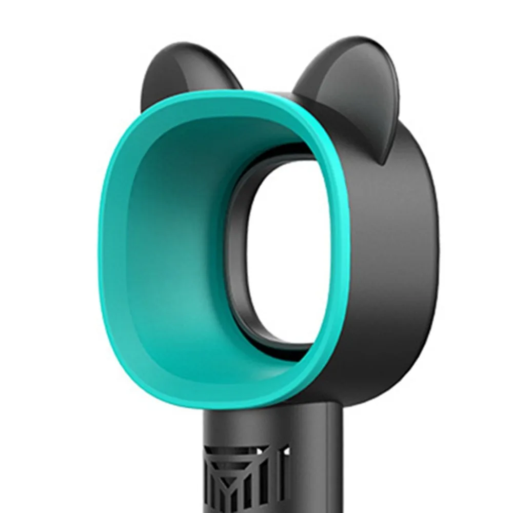 Cute Cat Outdoor Usb Rechargeable Fan Portable Bladeless Fan Handheld Mini Cooler No Leaf Handy Cooling Fan