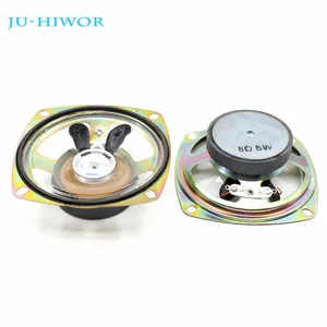 2 шт. 8 ом 5 вт громкий динамик 78 мм 3-дюймовый квадратный динамик водонепроницаемый прозрачный конус бумажная фотомагнитная стойка 45 мм внешняя магнитная высота 28 мм