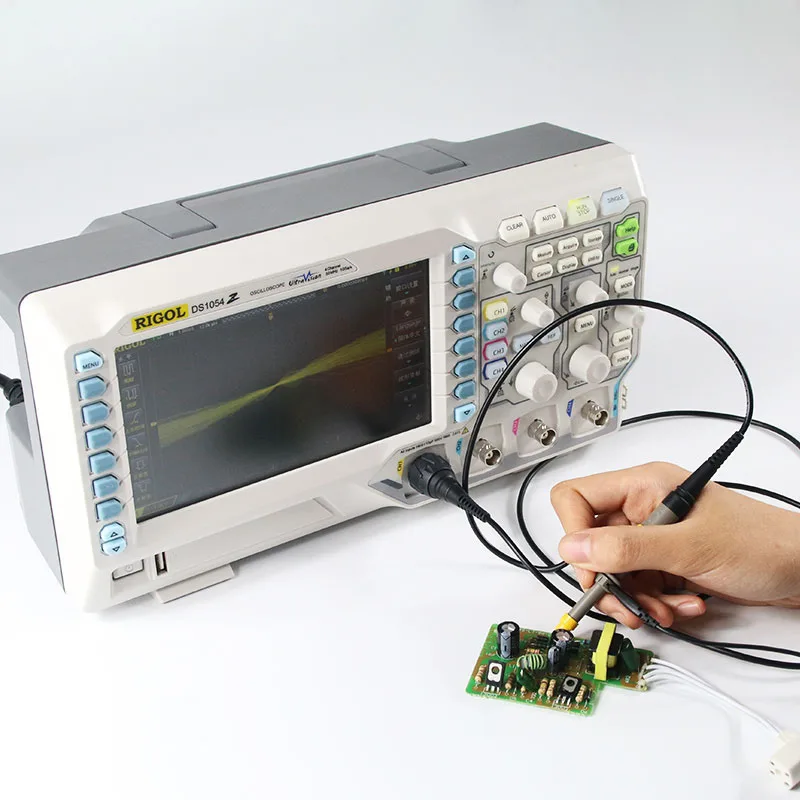 DS1054Z RIGOL 50 МГц осциллограф 4 chs up tp 1GS/s 7 дюймов WVGA 12 МТС 30 000 Вт FM|50mhz oscilloscope|rigol