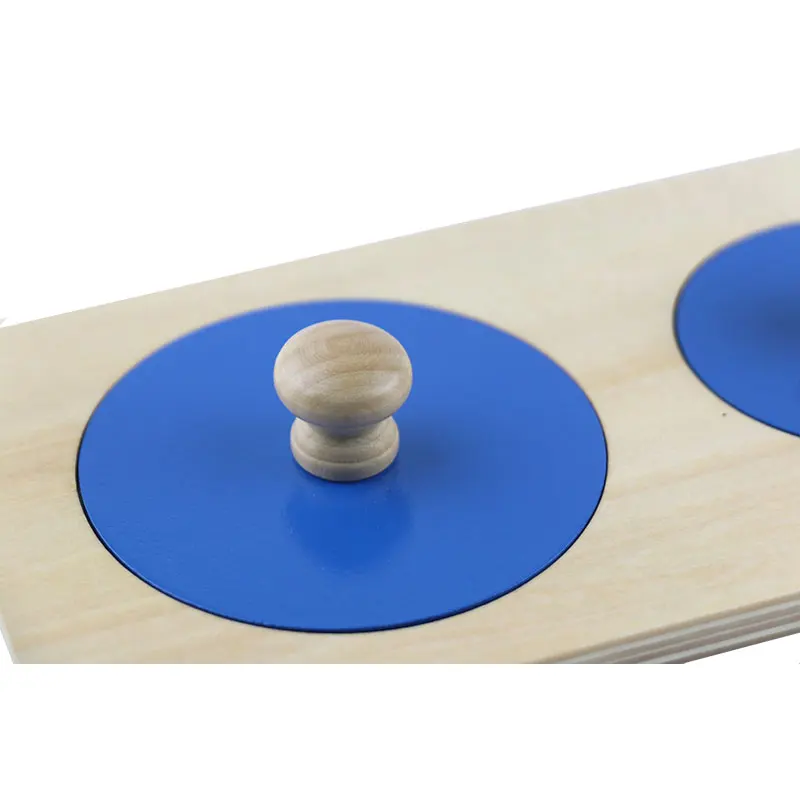 Деревянные Обучающие игрушки Монтессори многоцветные Пазлы материалы