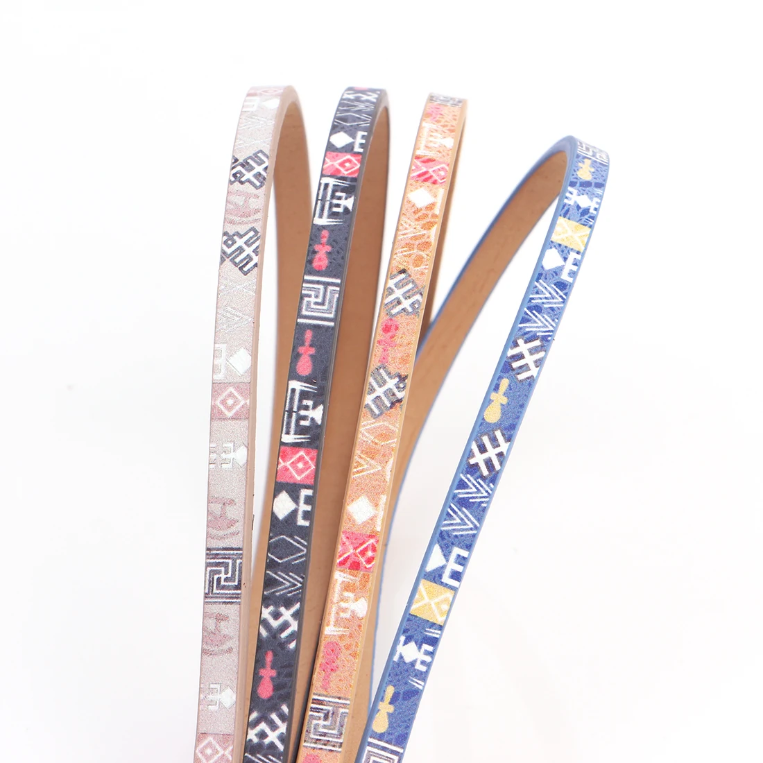 XCHARMS 5 мм/плоский кожаный шнур веревка/Ретро узор/аксессуары Запчасти/Ювелирные