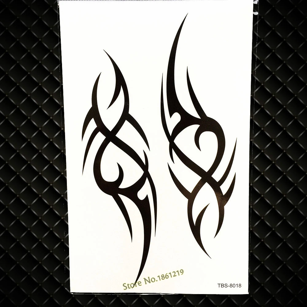 Морской пиратский якорь Временные татуировки боди арт рука флэш тату стикер s 19x12