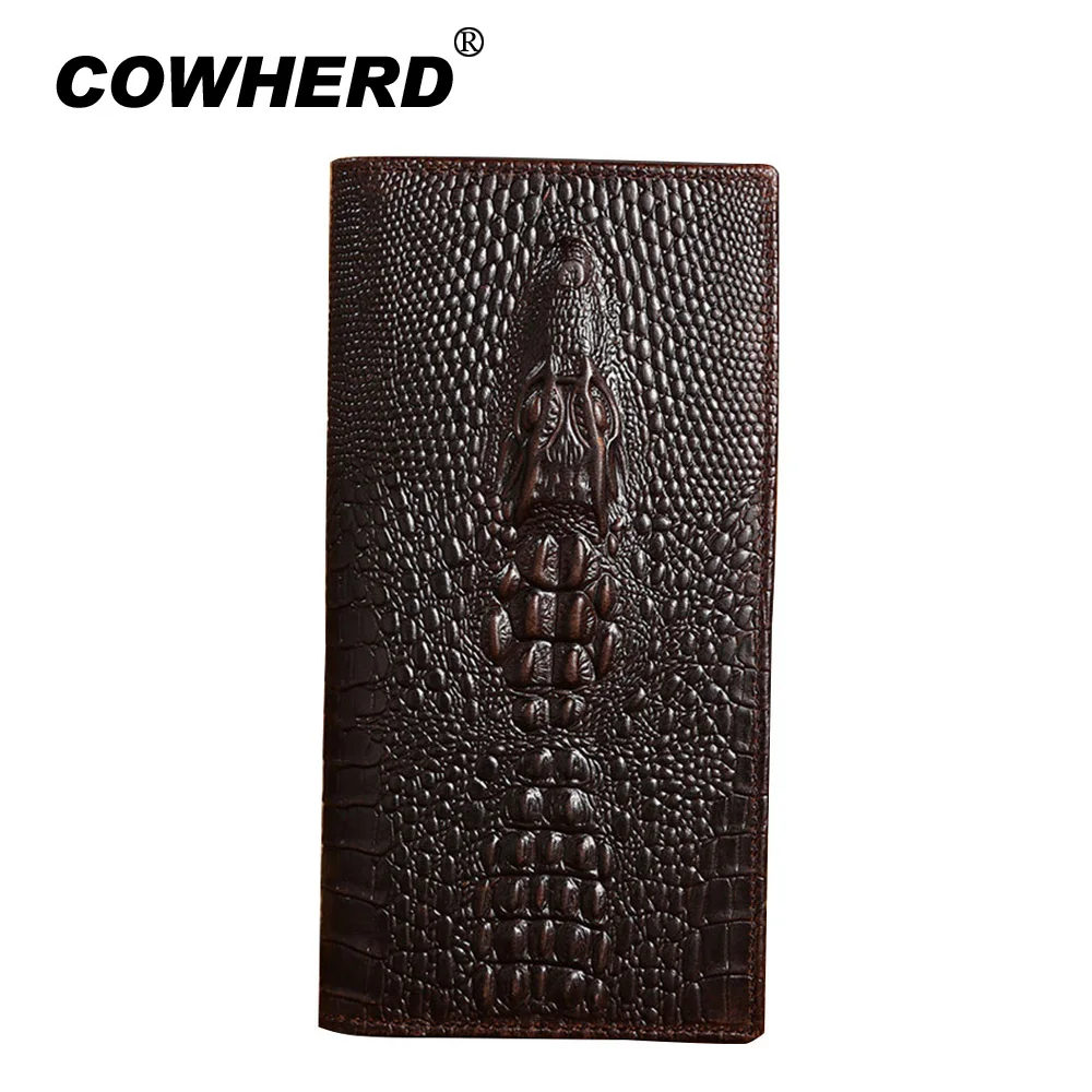 Бренд COWHERD классический мужской бумажник в европейском и американском стиле из