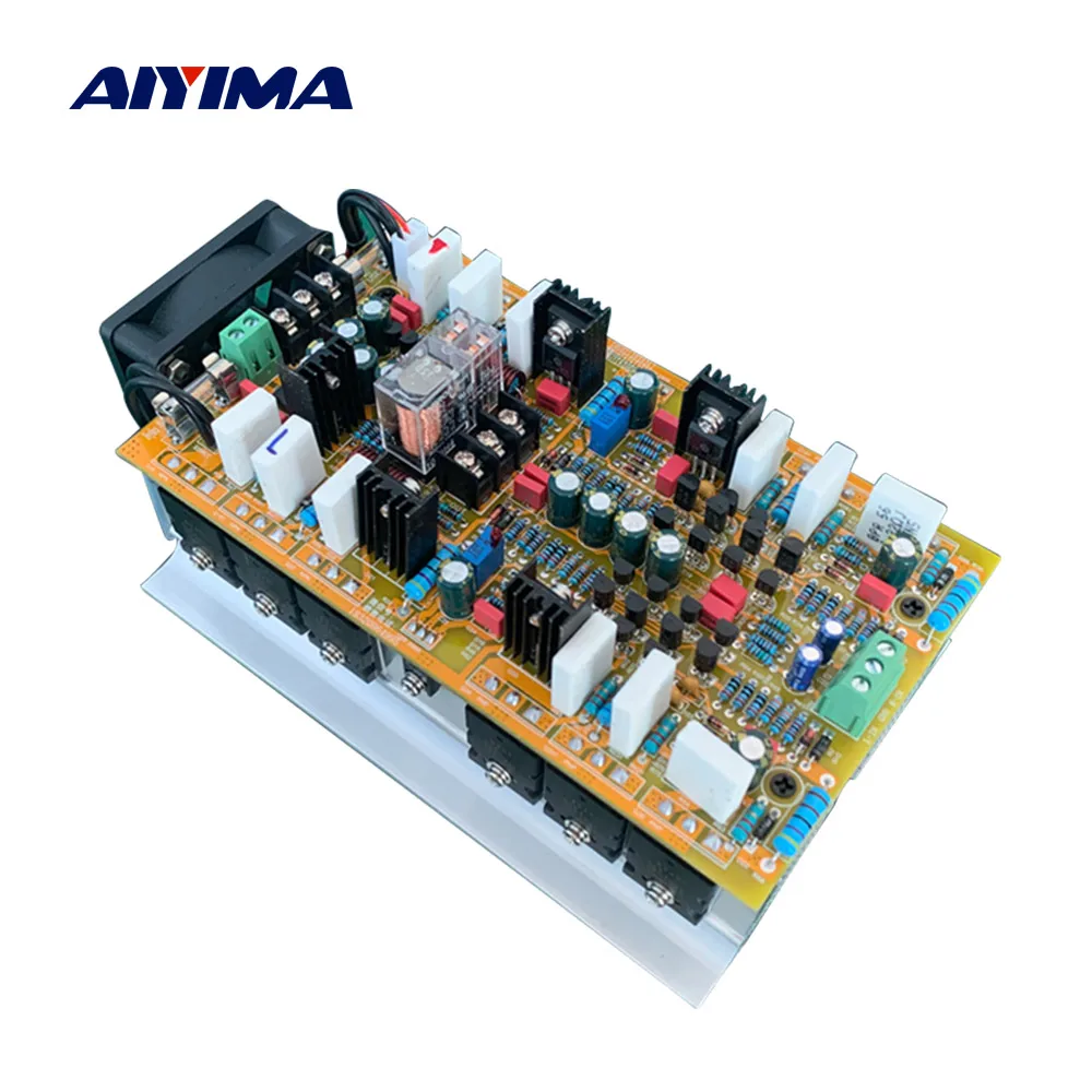 AIYIMA Hi Fi усилитель мощности аудиоплата 1943 5200 600Wx2 стерео 2 0 звука домашний