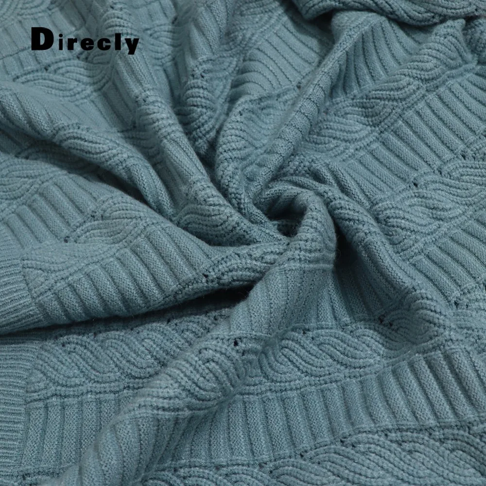 

Direcly2018 autumn and winter new Korean women's retro solid color long loose sweater coat ladies students fashion knit cardigan