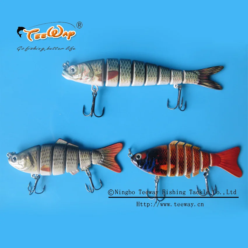 

3Pcs/Lot Fishing Lure 6 Segment 7 Segment 8 Segment Swimbait Crankbait Hard Bait Slow For Fishing Tackle FL-301