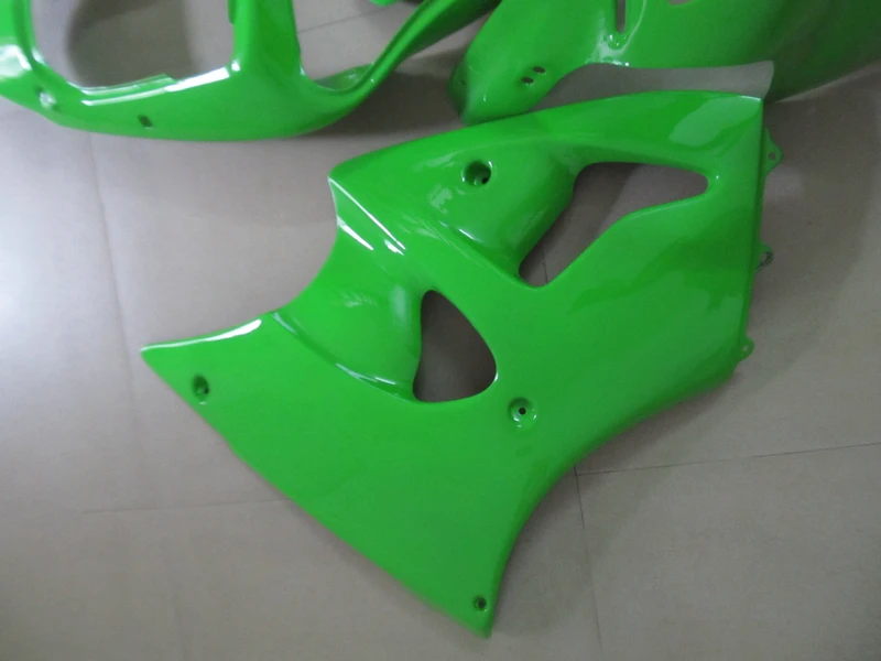 OEM injection mold for Kawasaki ninja Fairing kit ZX 6R 2000 2001 2002 ZX6R 00 01 02 all green fairings set SH3 | Автомобили и
