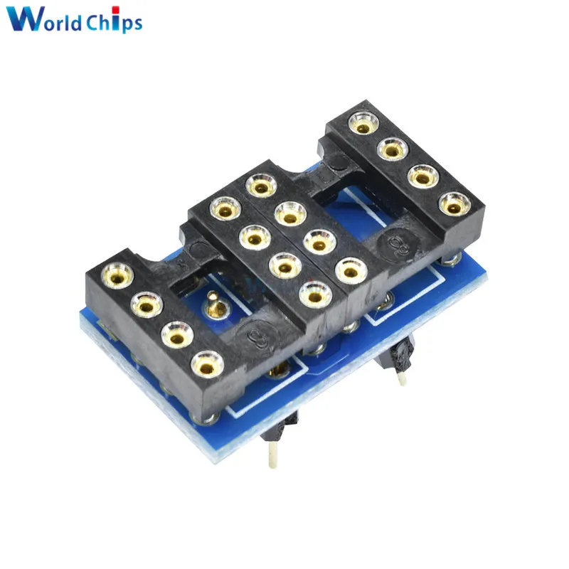 Двойной DIP8 К моно Opamp PCB + Pin Socket для NE5532 OPA2132 OPA627 TL072 P07 | Электронные компоненты и