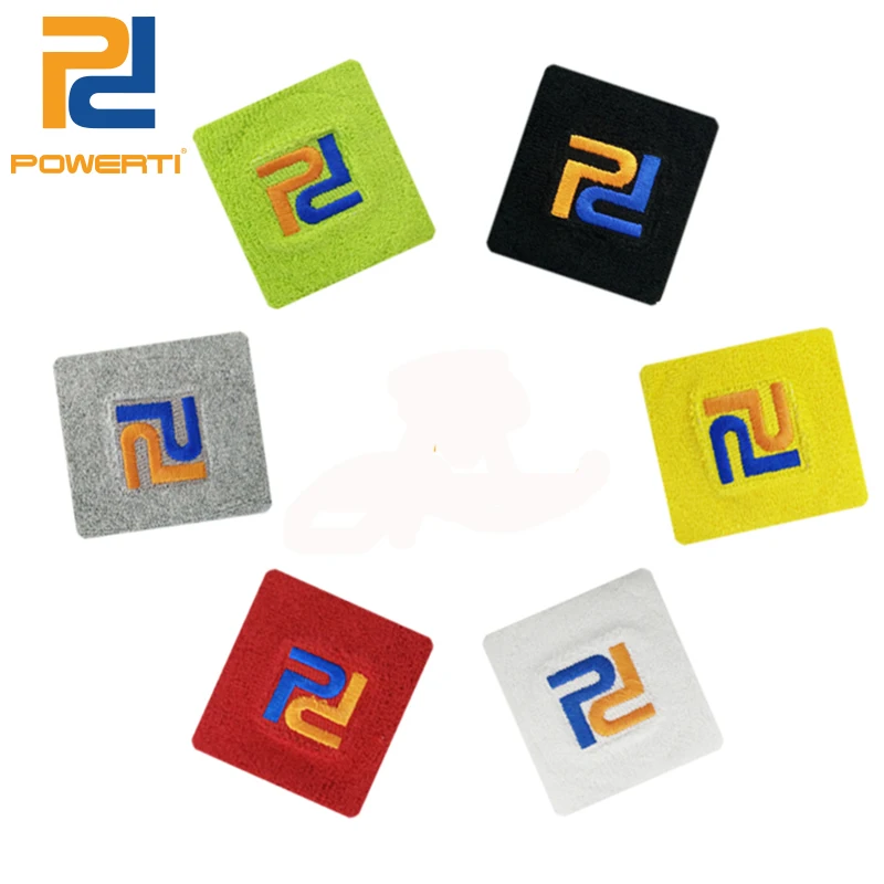 Powerti 3 шт./лот короткие напульсники на запястье Suppor Sweatband хлопковый протектор для