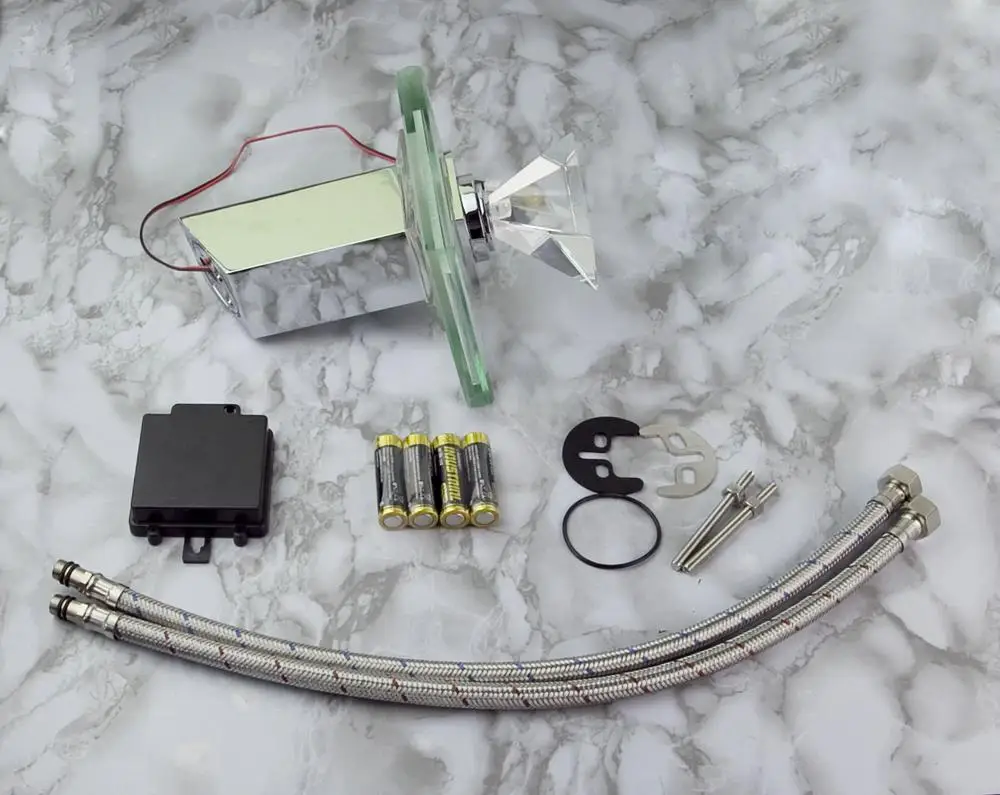 Кран для ванной комнаты Новый светодиодный кран смеситель хромированный 3 вида