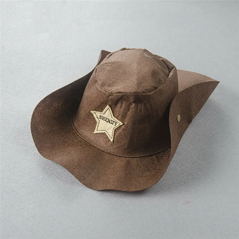 Комплект летней одежды для маленьких мальчиков Ковбойская шапка + шарф