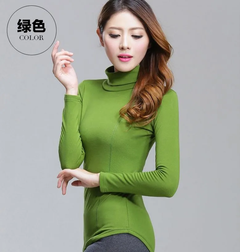 Свитер женский кашемировый однотонный Осень-зима размера плюс | Женская одежда