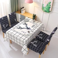 christmas ornaments table cloth dining room towels chair cover set hotel wedding home kitchen banquet decoration toalha de mesa