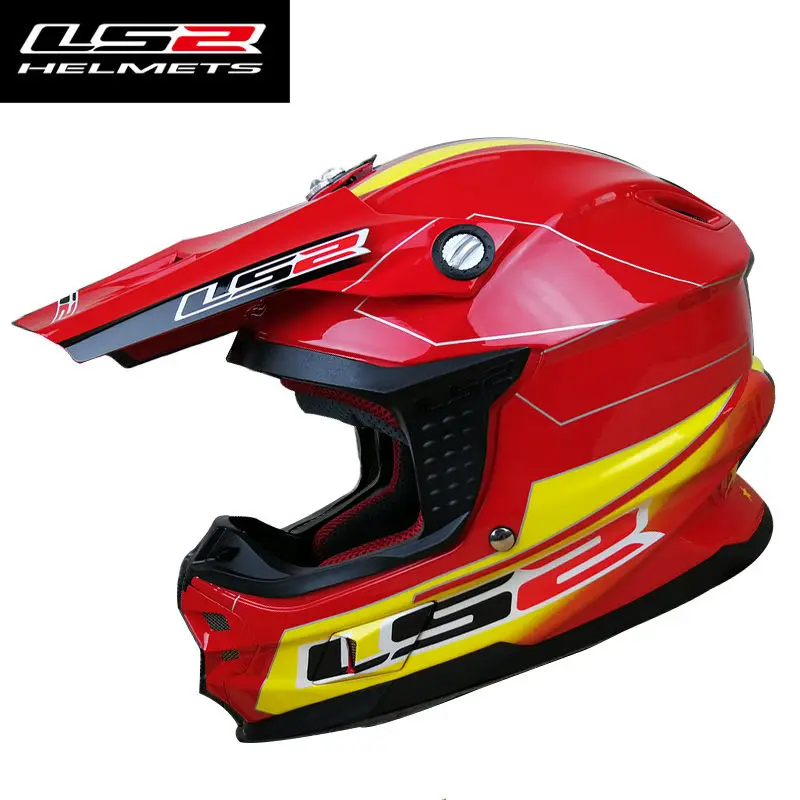 LS2 MX456 Мото Кросс шлем 8 флаг страны стиль atv dirtbike Мото Кросс шлемы с подушкой безопасности LS2 moto rcycle шлем