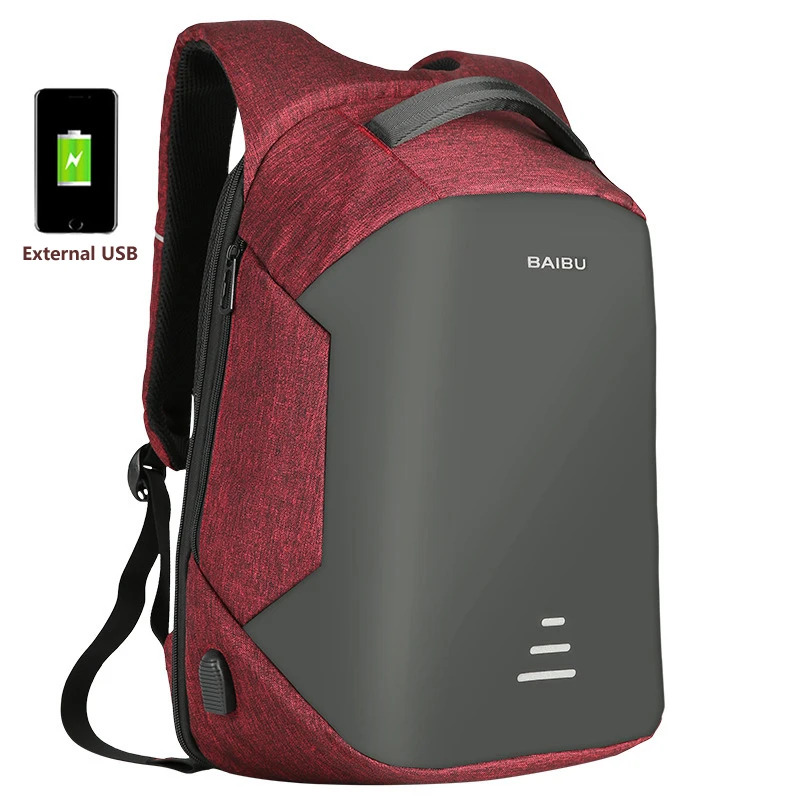 DAYGOS для мужчин Anti Theft Backpac ноутбук рюкзак 15 6 дюймов с зарядка через usb школы