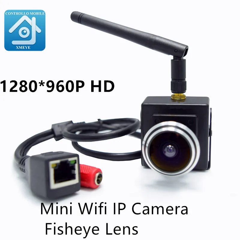 Широкоугольный объектив рыбий глаз 1 3 МП HD 78 мм Onvif 960P беспроводной ip Wi Fi Kamera для