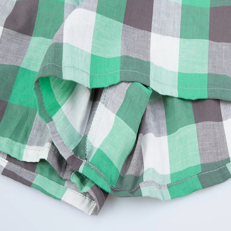 6pcs/Lot Mens Underwear Boxers Shorts Cotton Underpants Male  High Quality  Plaid Loose Comfortable Home Panties Plus Size M-6XL