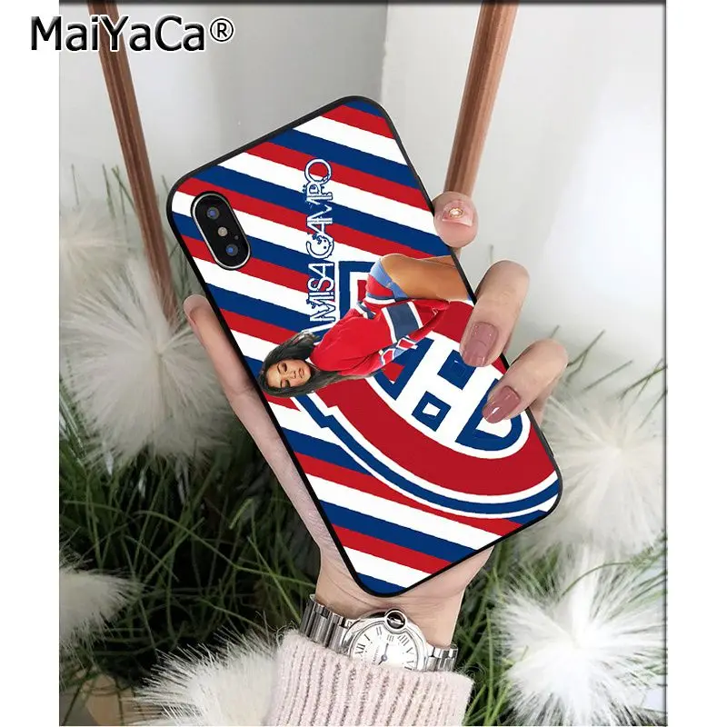 MaiYaCa Montreal Canadiens TPU Мягкий силиконовый чехол для телефона для Apple iPhone 8 7 6 6S Plus X XS MAX 5 5S SE XR мобильных телефонов