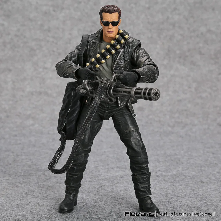 NECA Терминатор 2: Судный День T-800 Шварценеггер ПВХ фигурка Коллекционная модель