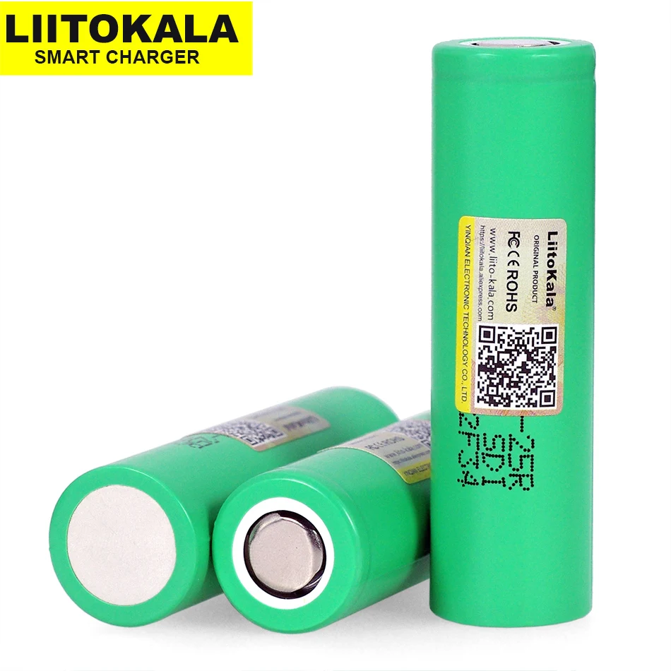 6 шт. Оригинальный литиевый аккумулятор Liitokala 25R 18650 2500 мАч электронные
