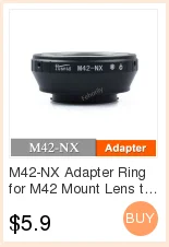 M42-NX переходное кольцо для M42 Крепление объектива к NX NX5 NX30 NX100 NX200