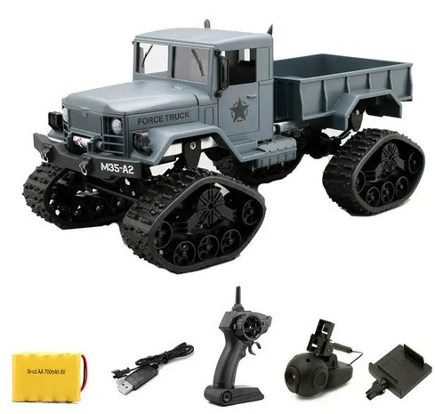 Новейший Радиоуправляемый автомобиль Snow 1/16 4WD 720P 0.3MP wifi FPV 2,4G автомобиль с дистанционным управлением, игрушечный светодиодный светильник для внедорожника - Цвет: Green with Camera