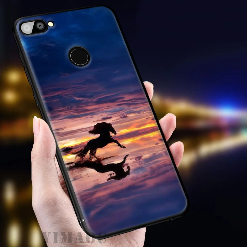 YIMAOC Horse Running Art Soft Case for Huawei Mate 20 10 P30 P20 Pro P10 P9 P Smart Z 2019 &amp Nova 3 3i Lite |