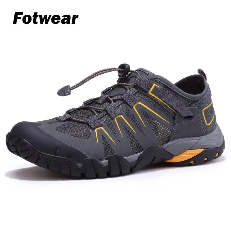 Fotwear для мужчин открытый сандалии для девочек повседневная обувь пеший Туризм Climp чрезвычайно прочный и быстросохнущие больша