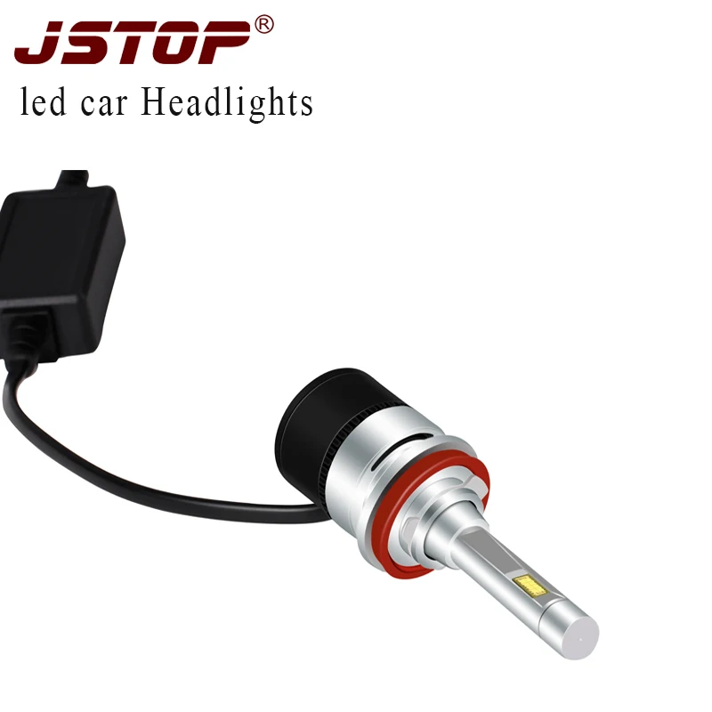 JSTOP H1 H4 H7 H8 H9 H11 HB3/9005 HB4/9006 6800LM/Пара Автомобильные фары Высокий Низкий Луч 6000 К лампочки canbus машинка для стрижки 48 Вт 12-24 V Светодиодные фары с чипом