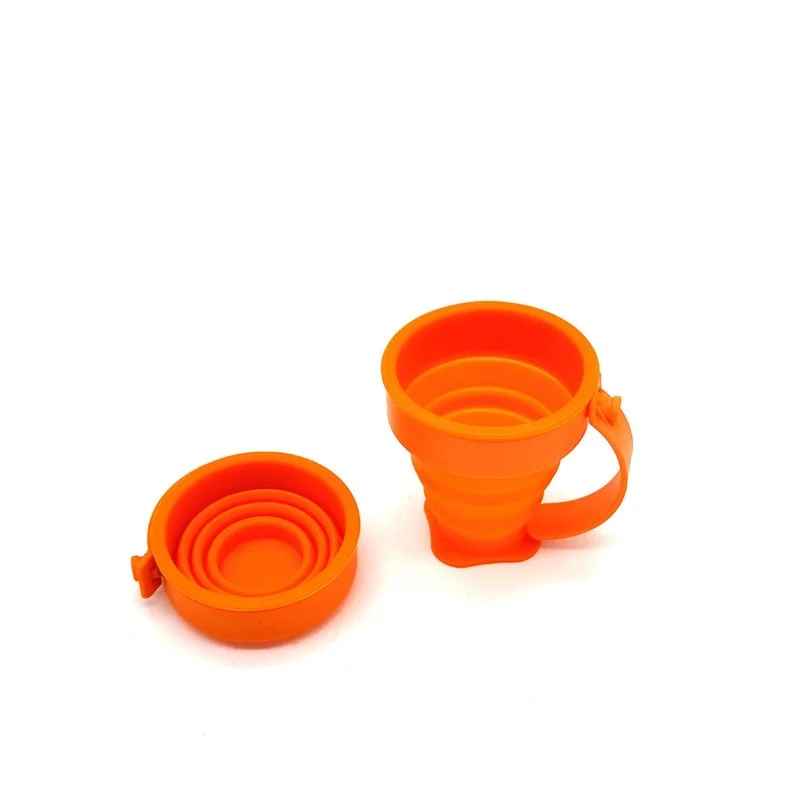 200 мл выдвижной портативный кемпинг силиконовые кружки Складная чашка Открытый