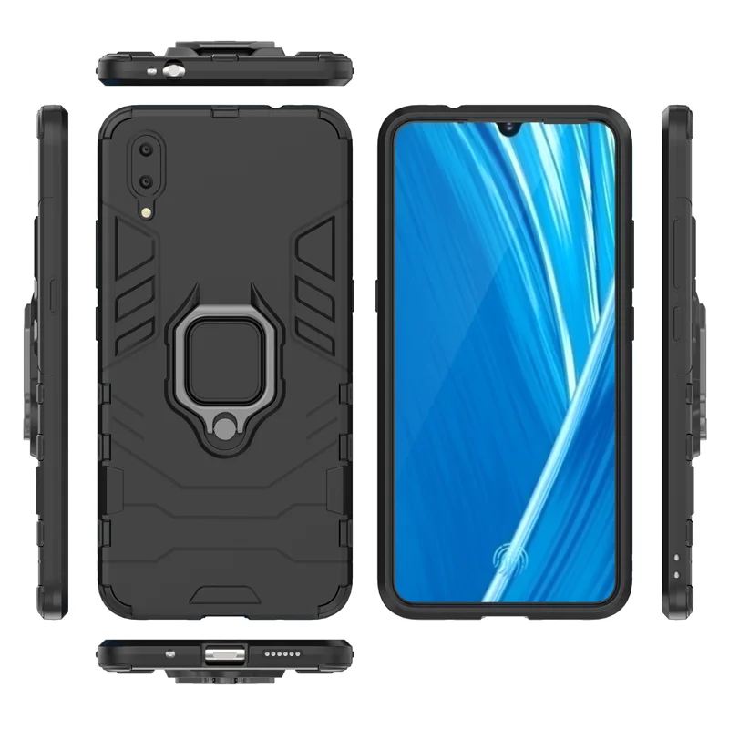 Чехол с магнитным кольцом на палец и подставкой для Vivo X23|Бамперы| |