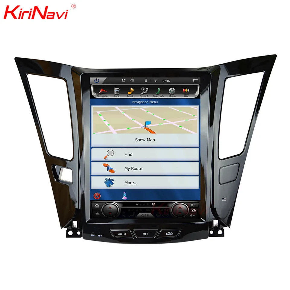 KiriNavi 10," вертикальный экран Tesla стиль Android 8,1 Автомагнитола для hyundai Sonata Авто Gps навигация автомобиля Dvd мультимедиа wifi
