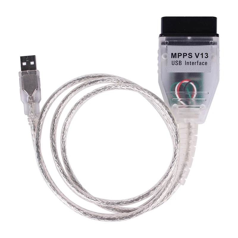 MPPS V13.02 ECU чип диагностический кабель SMPS CAN мигалка ЭБУ Тюнинг OBD2 Профессиональный