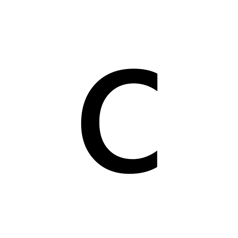 c Новинка, A-Z, буквы, цифровая камера, сделай сам, тибетский серебряный кулон, черное кожаное ожерелье, ручная работа, модные украшения для мужчин и женщин, подарок - Окраска металла: c