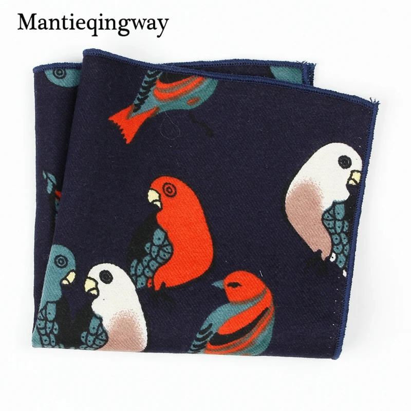 Mantieqingway цветочный хлопок 24*24 см принт мужская одежда аксессуары Карманный платок