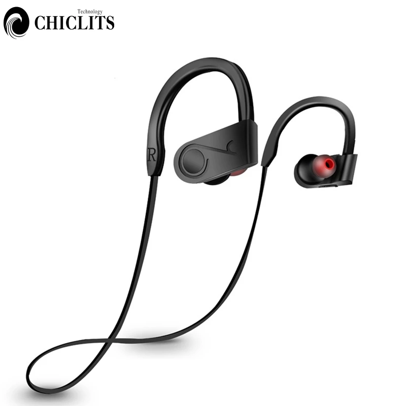 Спортивные беспроводные Bluetooth наушники бас водостойкие 4 1 Гарнитура с микрофоном